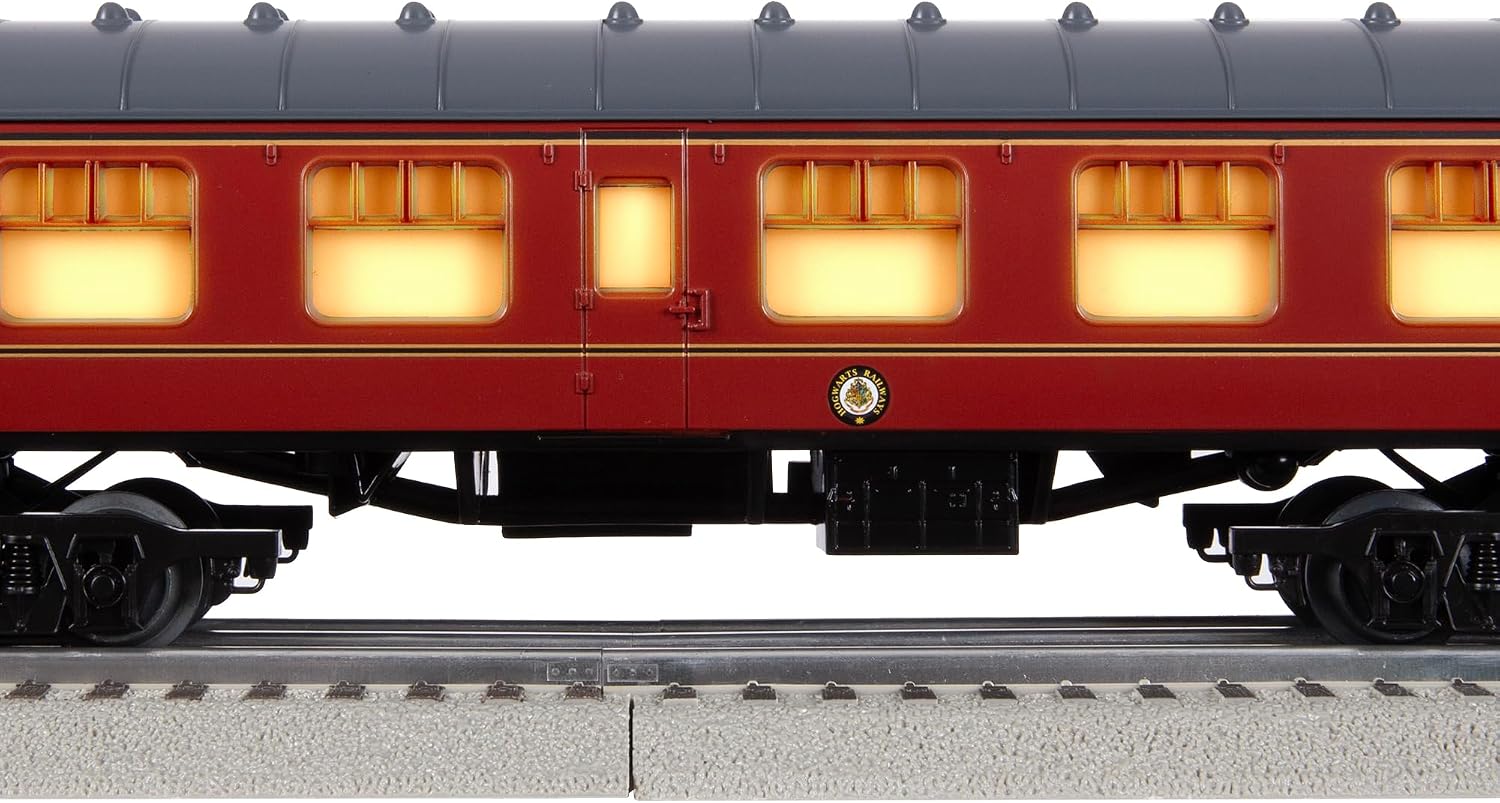 Lionel Hogwarts Add-On Coach Car, O Gauge Model Train Car, Harry Potter Passenger Coach with Interior Illumination