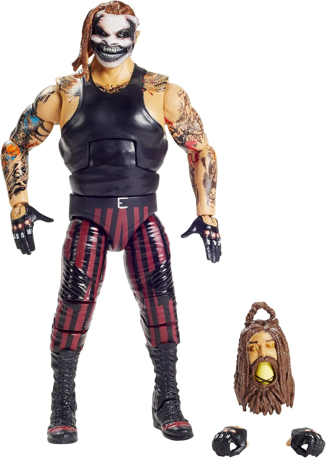 WWE MATTEL The Fiend Bray Wyatt Elite Series #78 Deluxe Action Figure with Realistic Facial Detailing, Iconic Ring Gear & Accessories, Multi (GKY13)