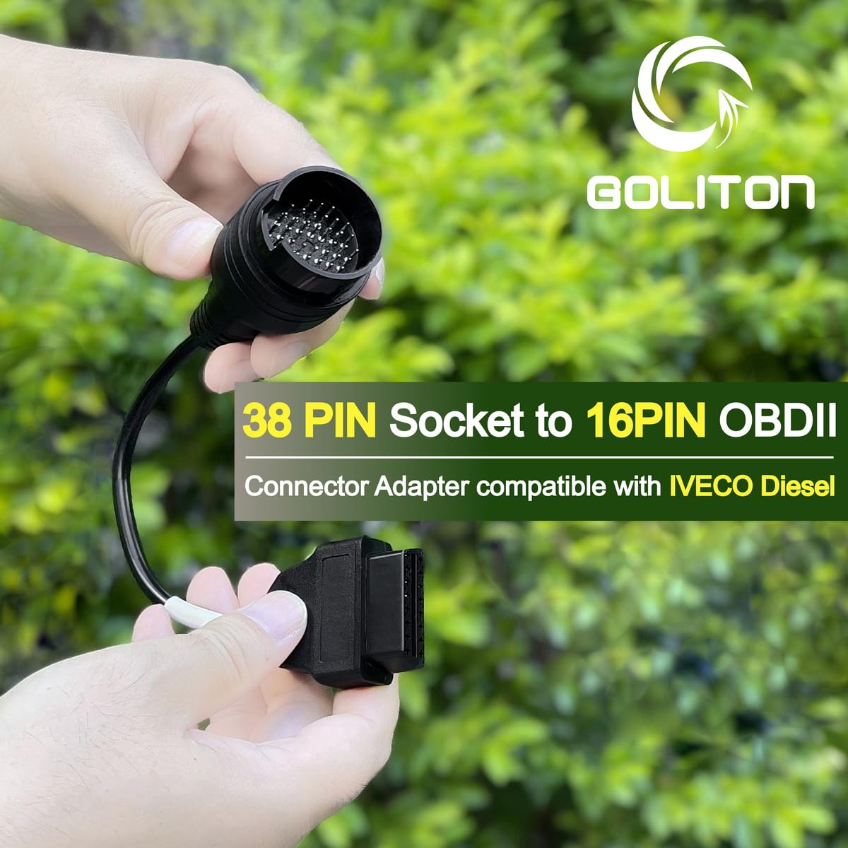 OBD OBD2 16 Pin Connector Diagnostic Adapter Cable Compatible for BMW 20 Pin