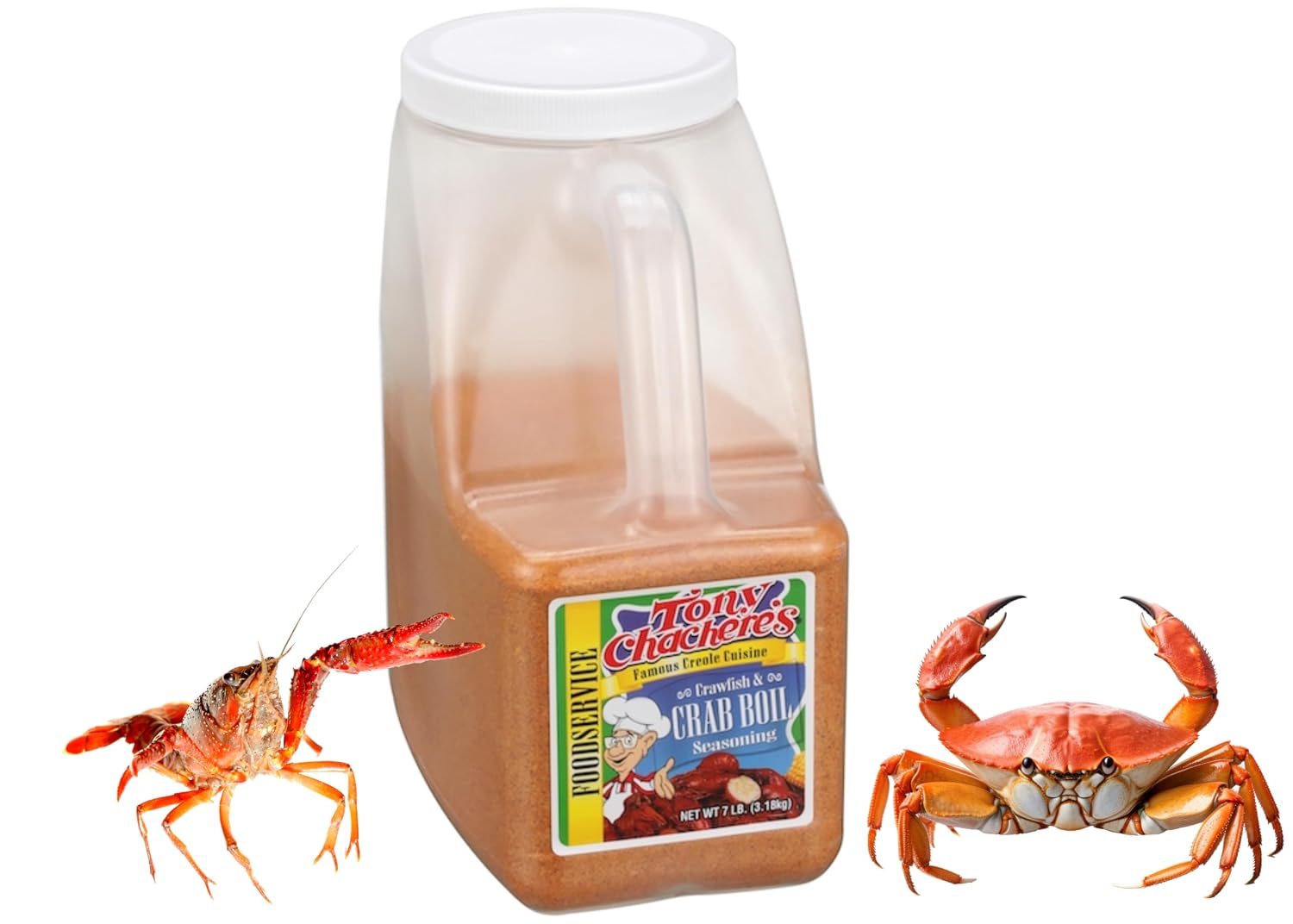 Tony Chachere Seafood Seasonings, Crawfish and Crab Boil, 7 Pound