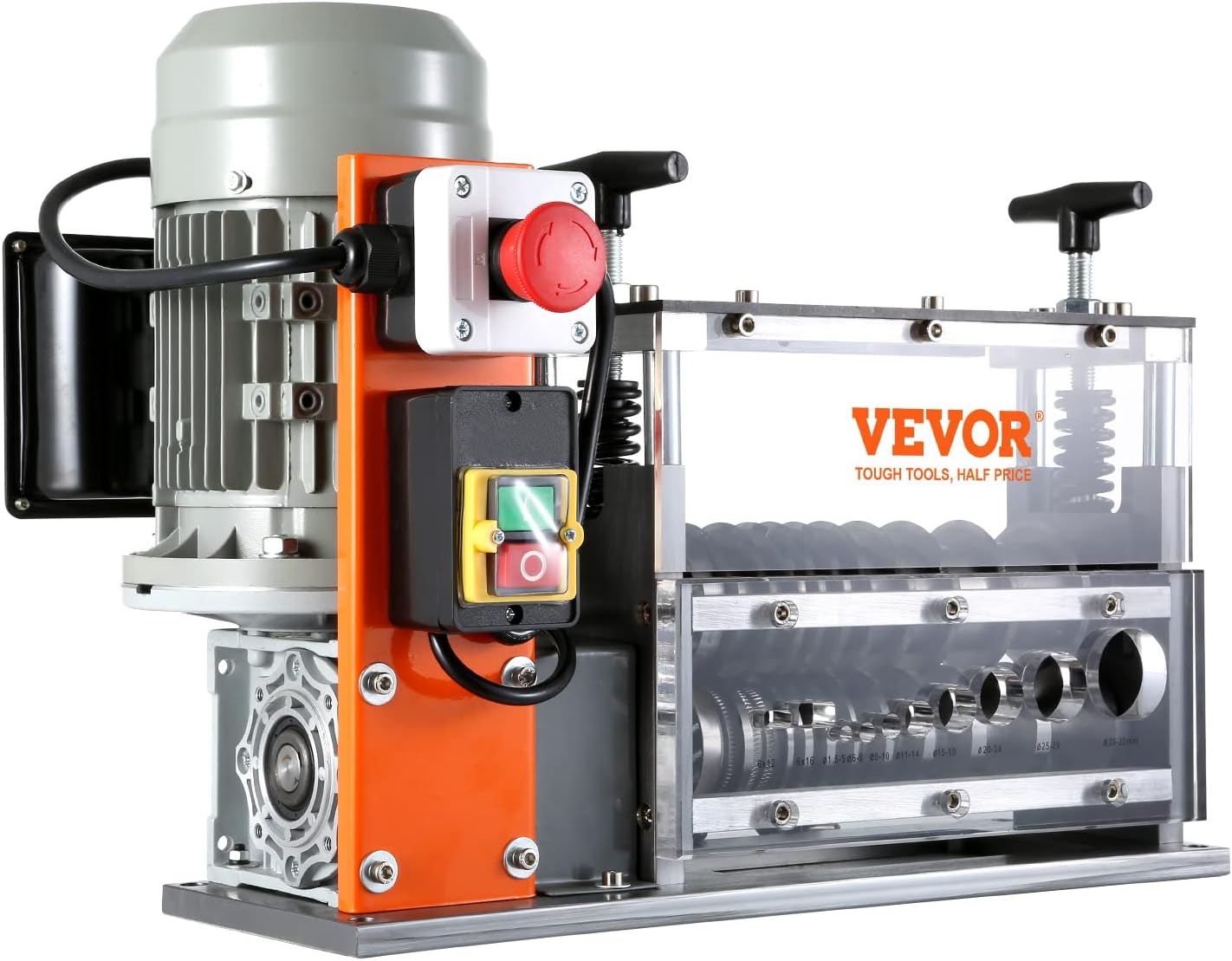VEVOR Wire Stripping Machine 0.06-1.5 inch, 11 Channels 10 Blades