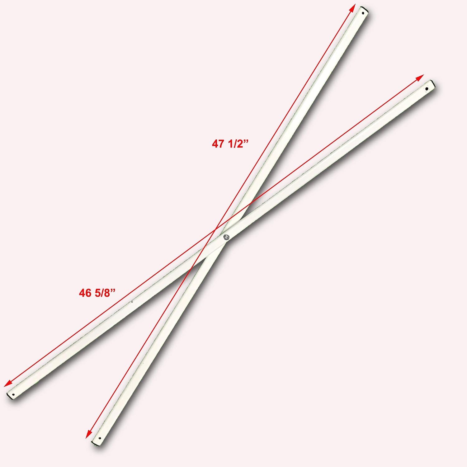 Quest Q64 10' x 10' Slant Leg Instant Up Canopy X Truss Bars Replacement Parts Repair