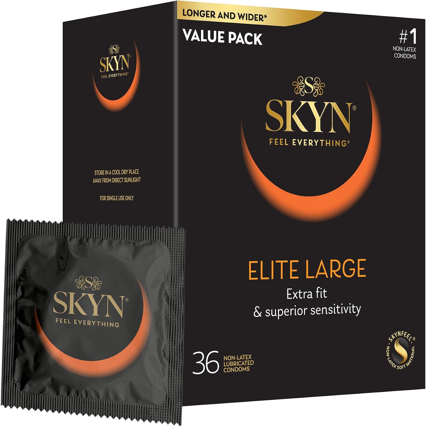 Lifestyles Skyn Polyisoprene Condoms, 12 Count (Pack of 1)