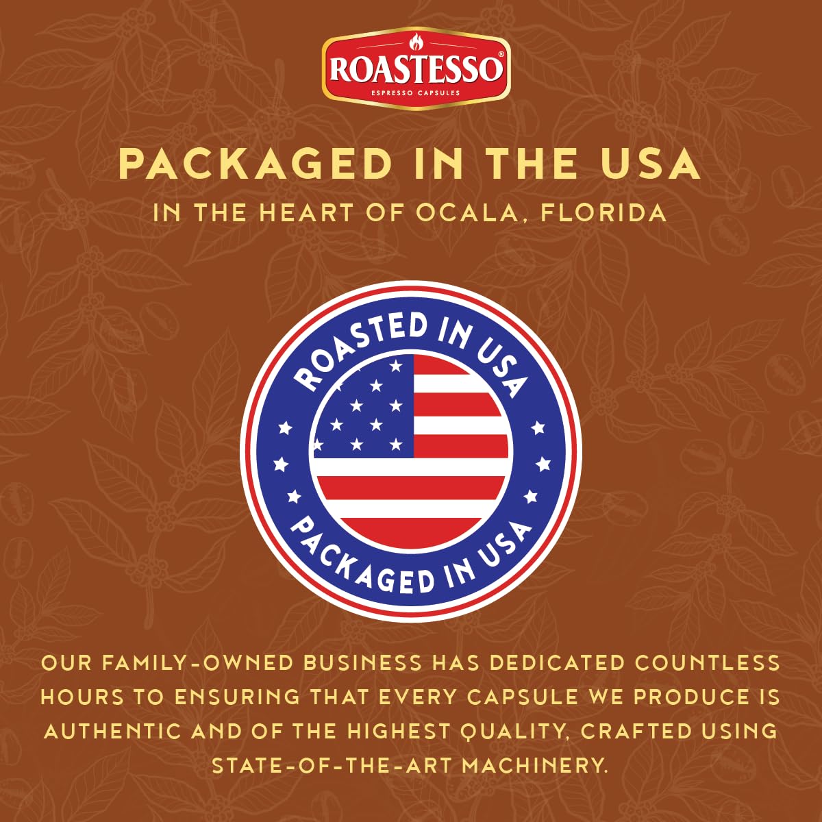 Roastesso, Aluminum Espresso Capsules, Flavors Variety Pack, Natural Flavored Coffee Pods with French Vanilla, Caramel, Chocolate & Hazelnut