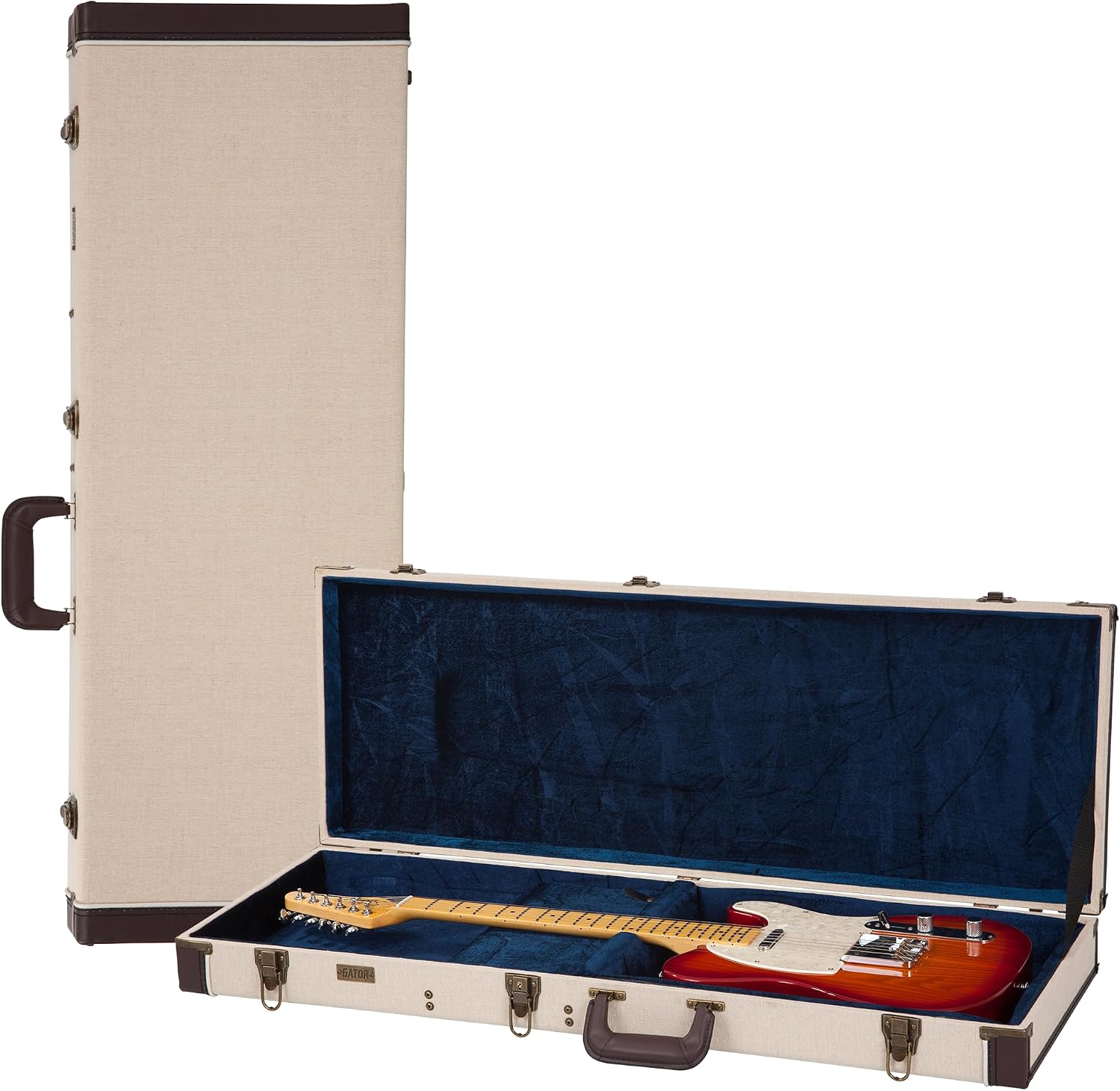 Gator Cases Journeyman Series Deluxe Wood Case for Resonator Style Acoustic Guitars (GW-JW RESO)
