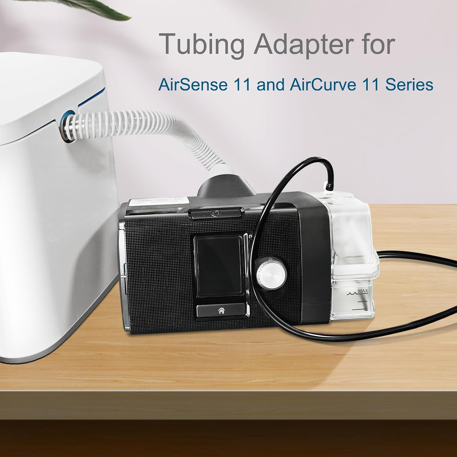 Replacement Adapter for ResMed AirSense 10 and AirCurve 10 Series, Compatible with So Clean Adapter with SC 1200 Machine with Cover Silicone Lid