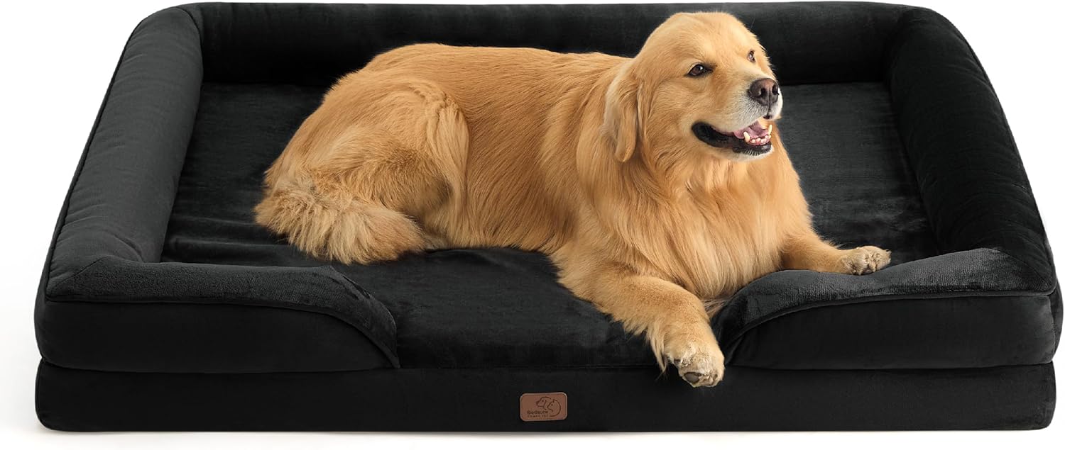 Bedsure Orthopedic Dog Beds Large Sized Dog with Removable Washable Cover