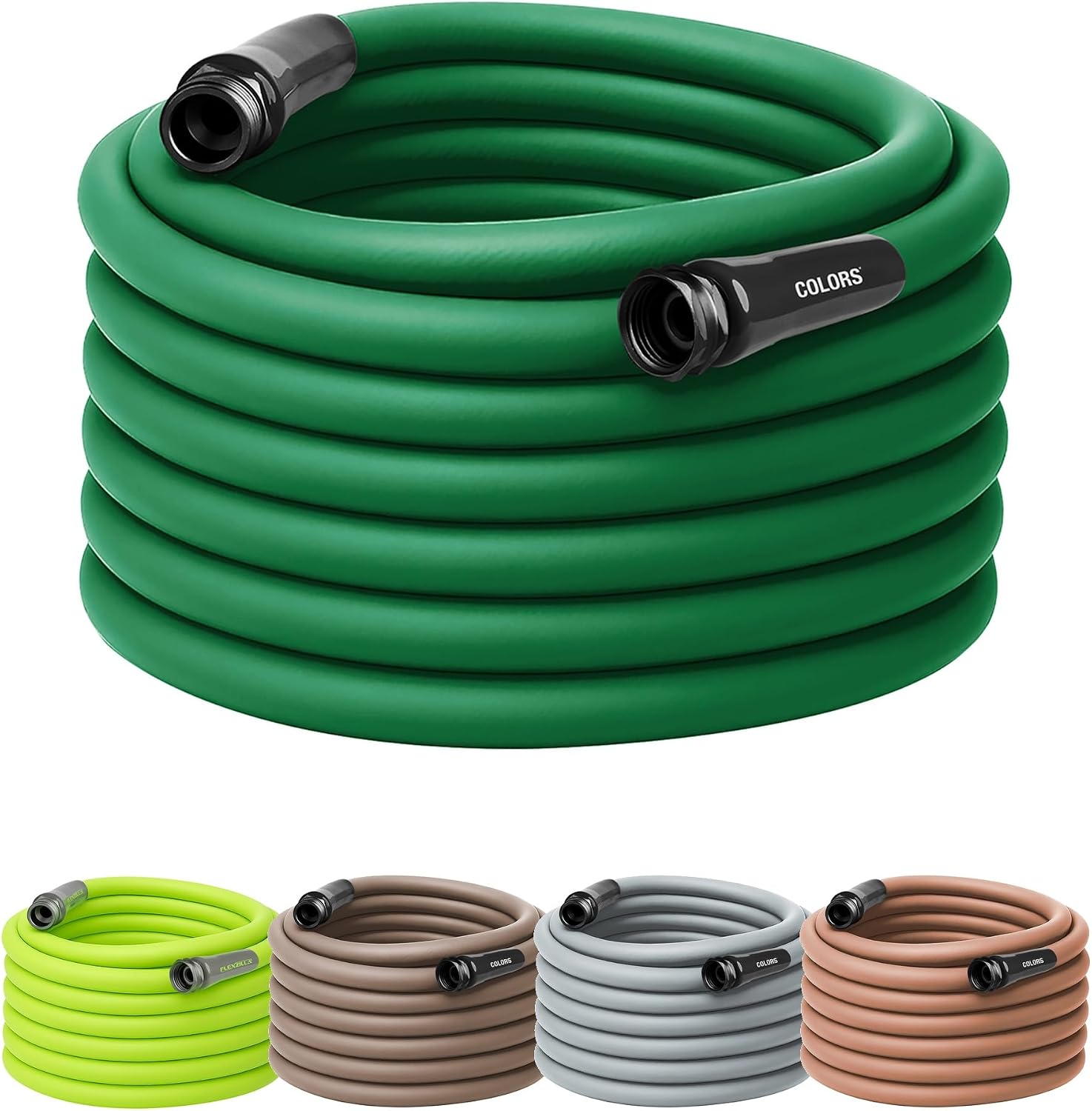 Flexzilla Garden Hose 5/8 in. x 50 ft., Lightweight All-Weather Water Hose, Durable and Flexible, Leak-Free Connections