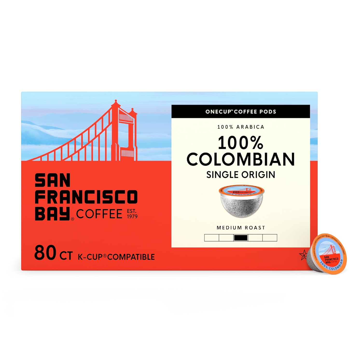 San Francisco Bay French Roast K-Cup Compatible Coffee Pods, 36 ct