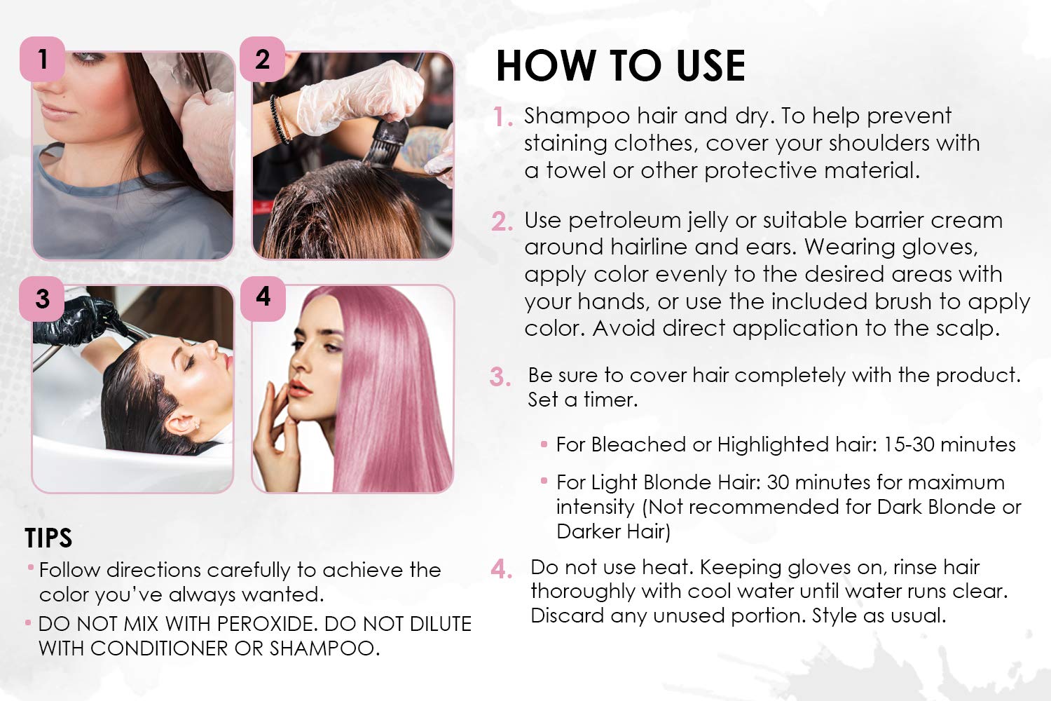 Punky Colour Box Kit Cotton Candy Semi Permanent Hair Color - Vegan, Cruelty-Free Conditioning Hair Dye, Lasts Up to 35 Washes