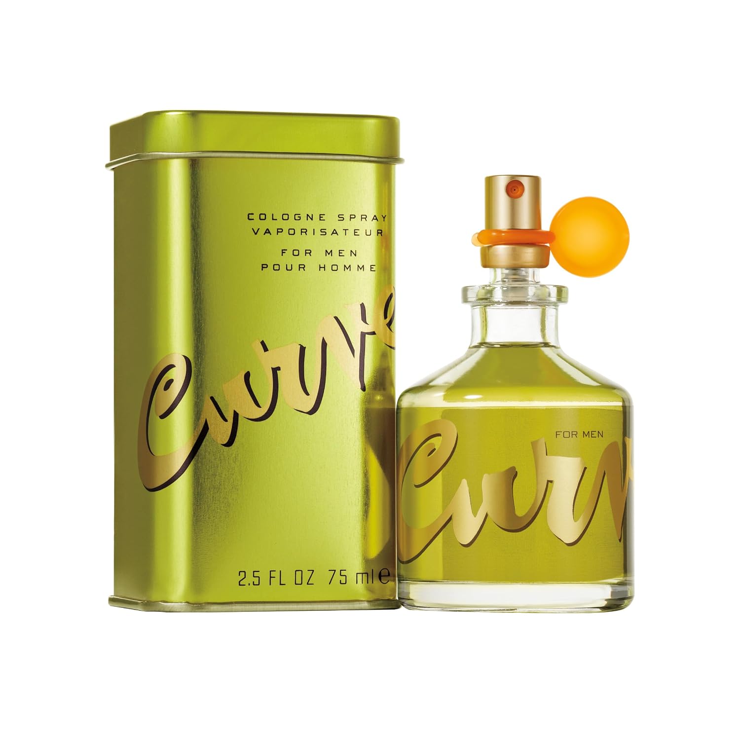 Curve for Men Cologne Spray, Spicy Woody Magnetic Scent for Day or Night, 4.2 fl oz