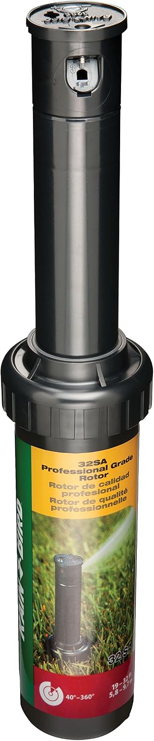 Rain Bird 32SA/4PKS Simple Adjust 32SA Gear Drive Rotor, Adjustable 40° - 360° Pattern, 19' - 32' Spray Distance, 4-Pack
