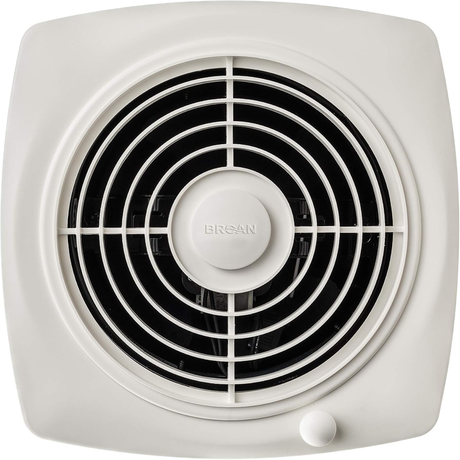 Broan-NuTone 509 Through-the-Wall Ventilation Fan White Cover, 200 CFM, 8.5 Sones, 8"
