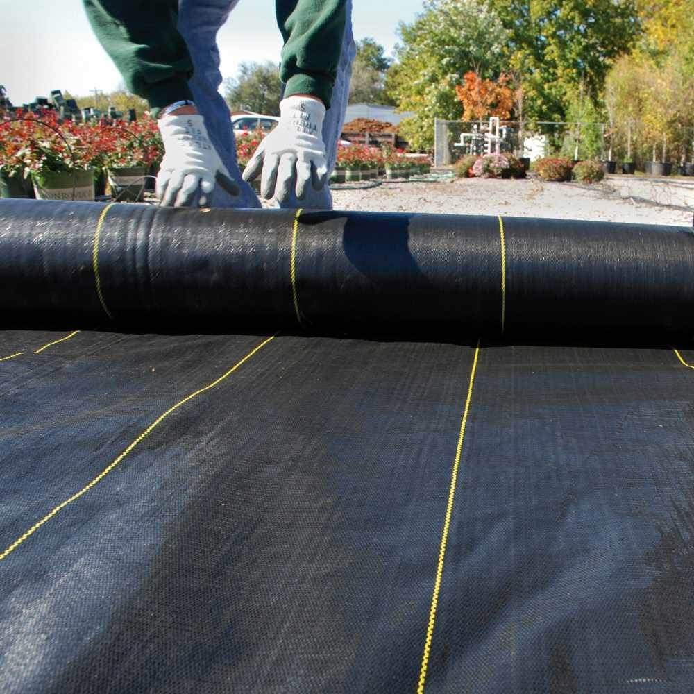 Dewitt Sunbelt Weed Barrier Fabric, 3.2 oz, 3 x 300 Feet – Heavy-Duty Ground Cover Mat for Greenhouse Floors, Garden Rows, Raised Beds, Grass and Yard Gardening, and Outdoor Landscape Protection | Ground Cover Mat for Greenhouse Floors, Garden Rows, Rais…