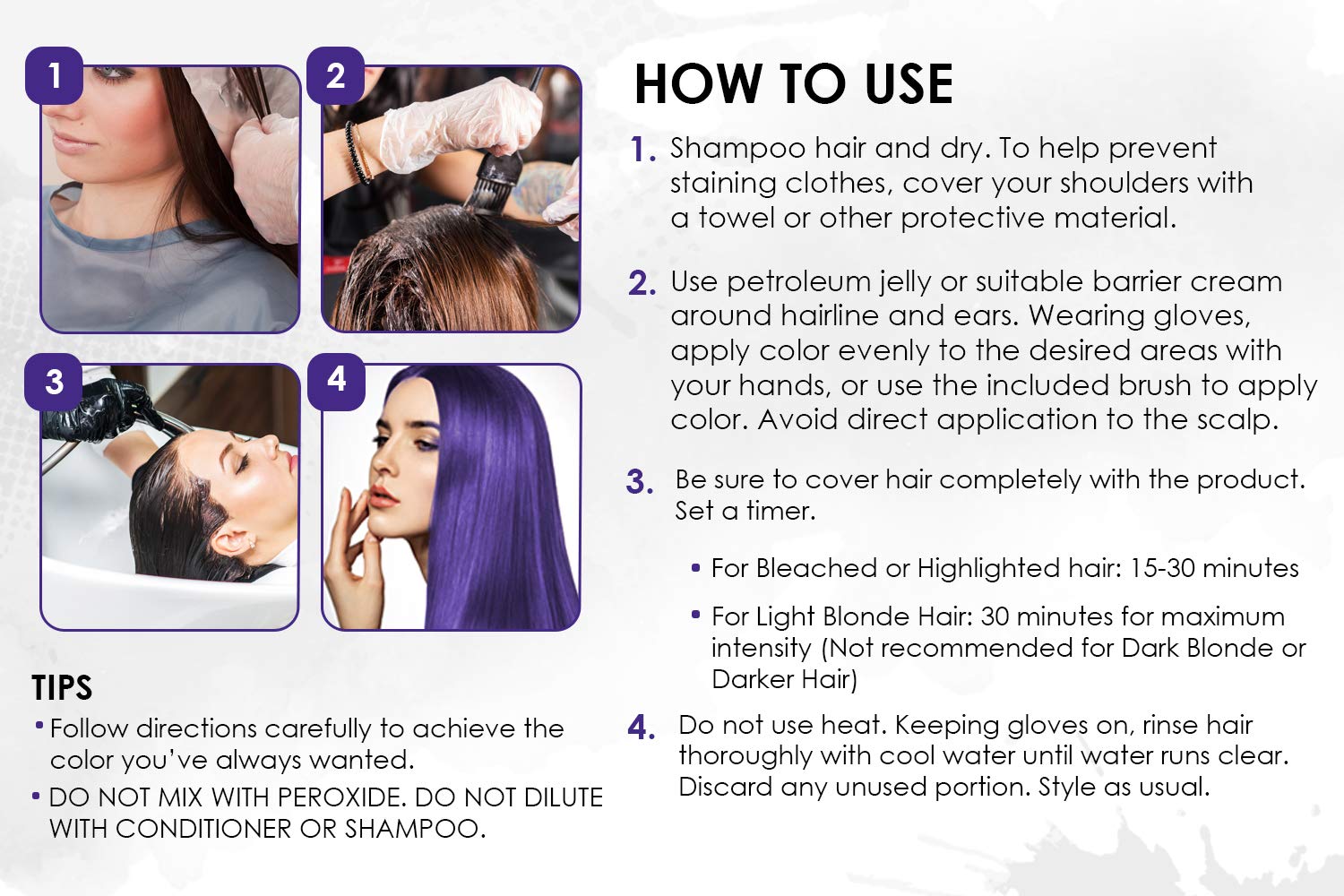Punky Colour Box Kit Cotton Candy Semi Permanent Hair Color - Vegan, Cruelty-Free Conditioning Hair Dye, Lasts Up to 35 Washes