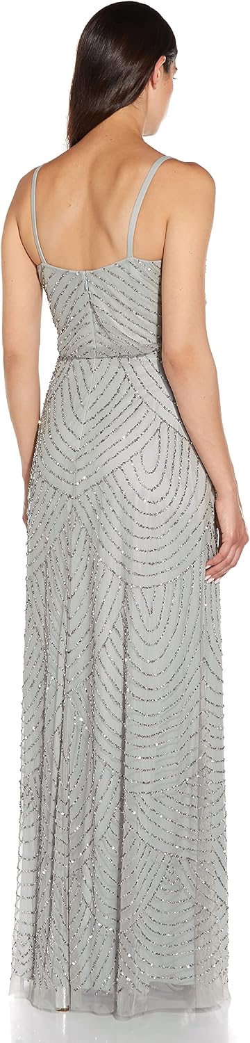Adrianna Papell Women's Long Blouson Dress