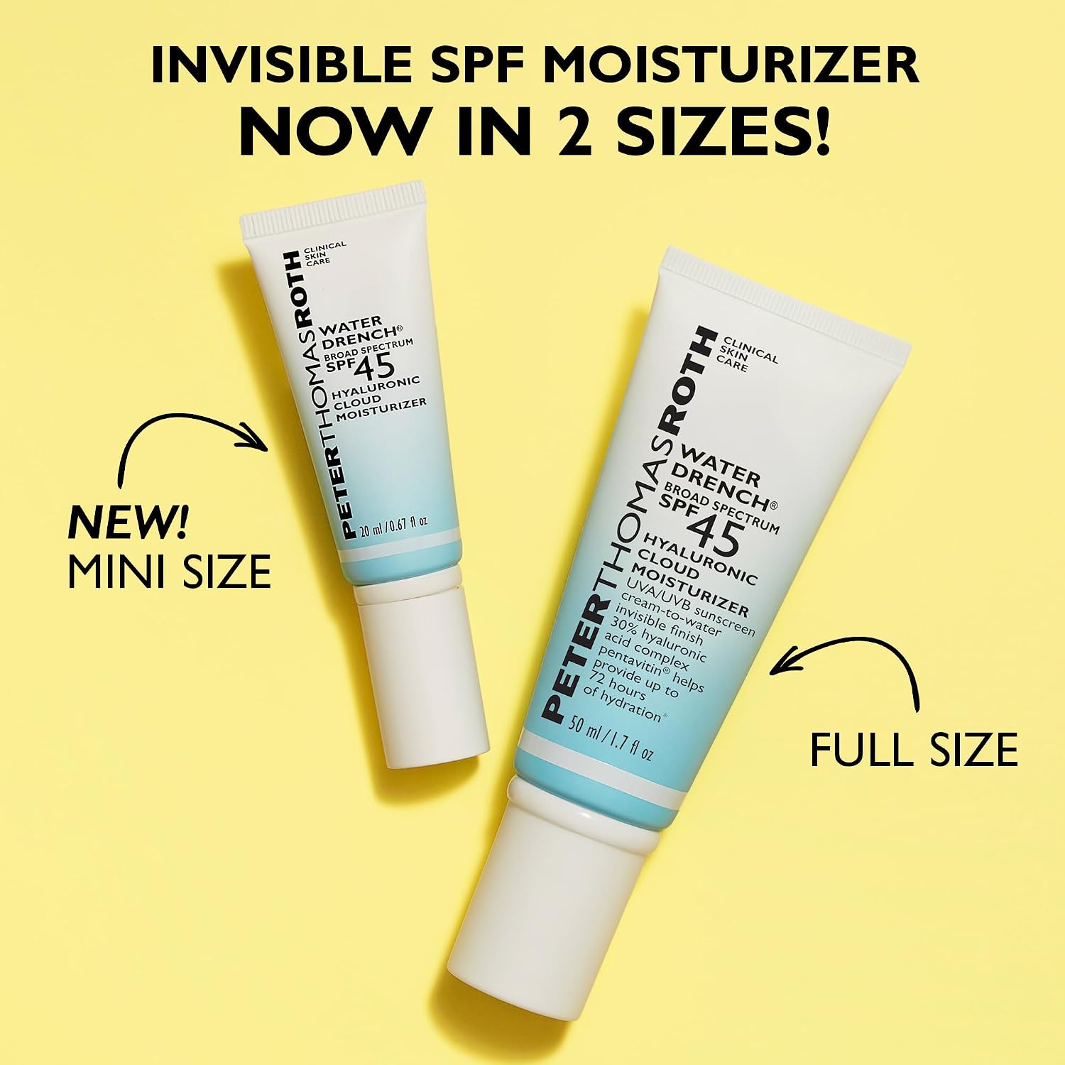 Peter Thomas Roth | Water Drench® Broad Spectrum SPF 45 Hyaluronic Cloud Moisturizer