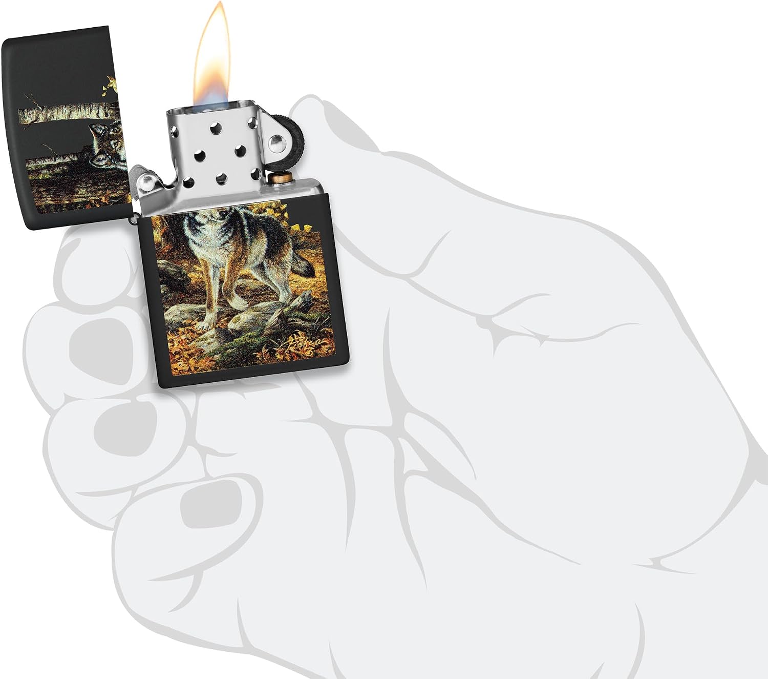Zippo Wolf Lighters