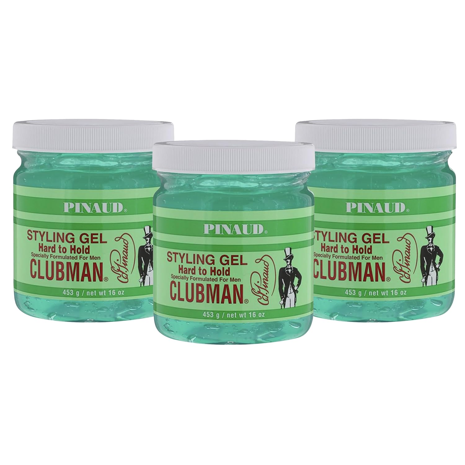 Pinaud Clubman Styling Gel Hard To Hold 16 oz