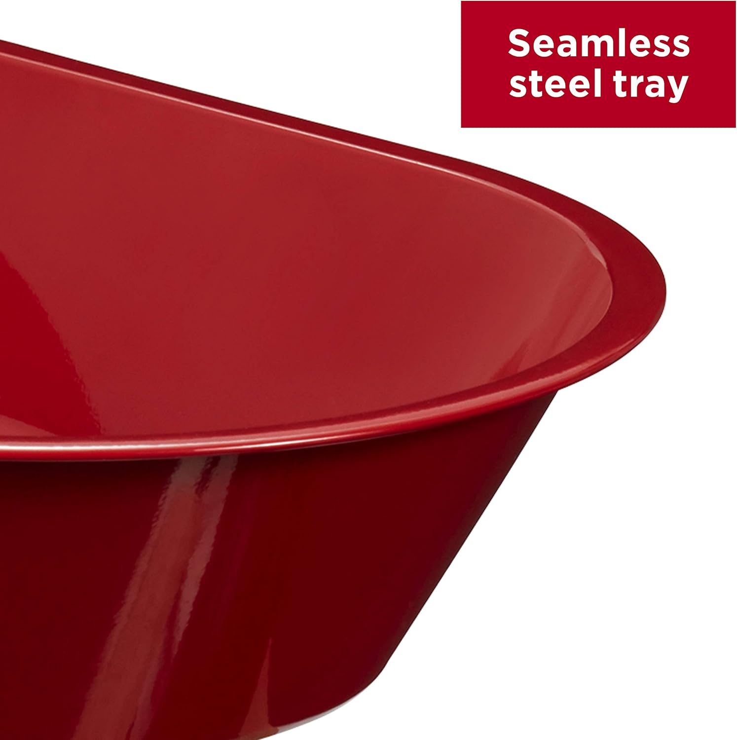 Radio Flyer Classic Kids Wheelbarrow, For Kids 3+, Seamless Steel Tray with No-Scratch Edges, Real Wooden Handles, Durable Front Wheel