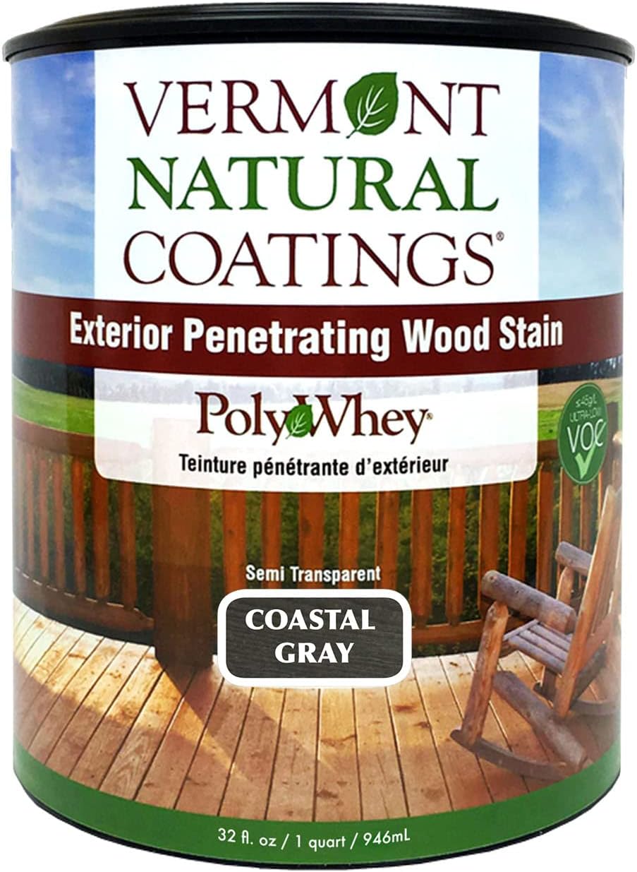 Vermont Natural Coatings PolyWhey Exterior Penetrating Stain - Lakeside Cedar - Gallon