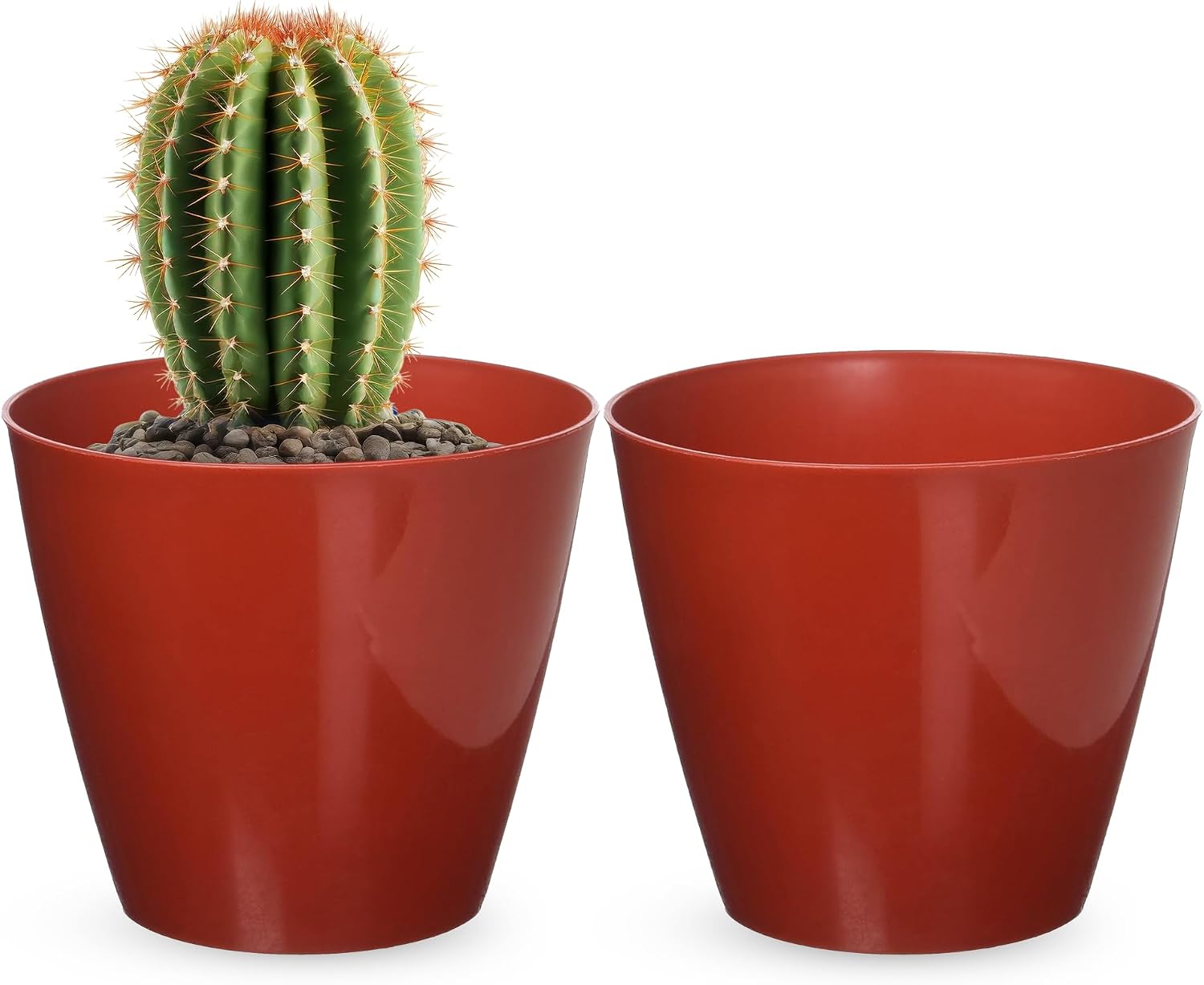 Home & Garden PIM01280 Charlevoix Durares Planter, 10" - Tango