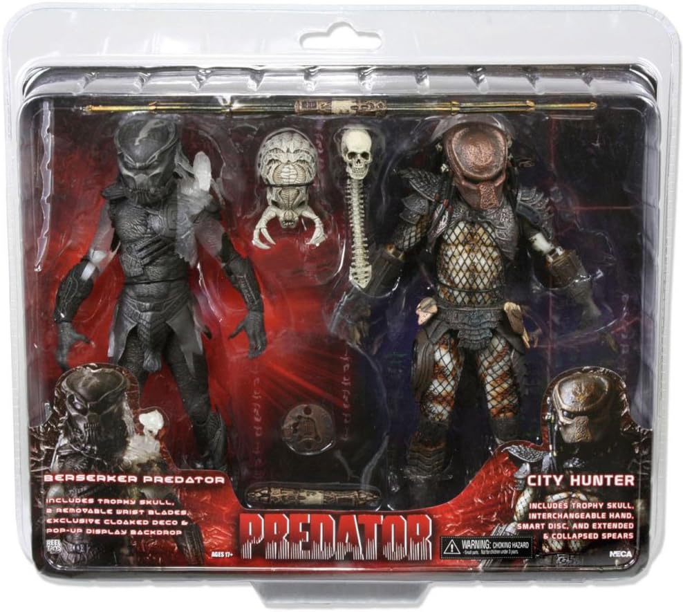 Alien VS. Predator NECA Exclusive Action Figure 2Pack Berserker Predator City Hunter