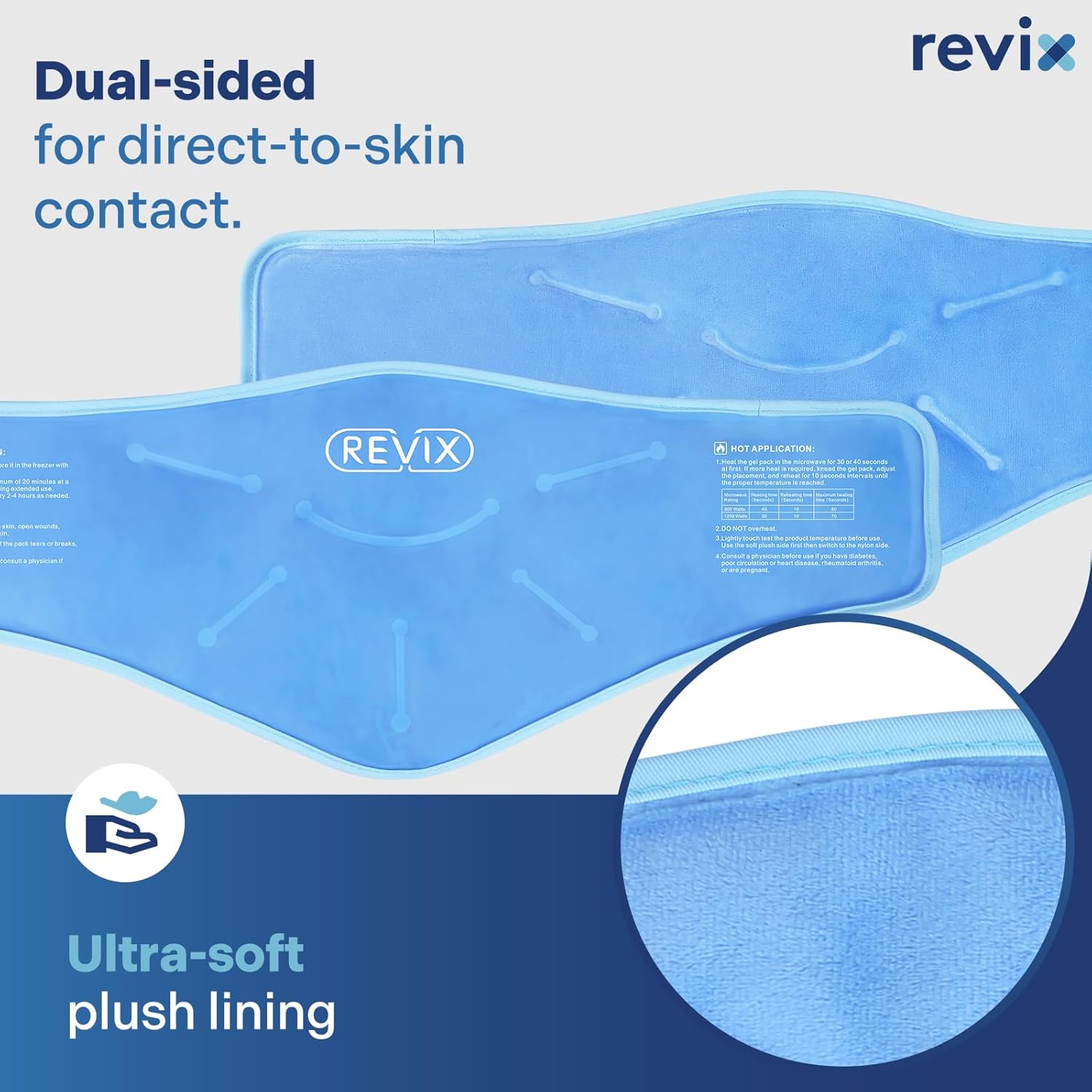 REVIX Ice Pack for Shoulders and Neck, Shoulder Ice Pack for Back Relief