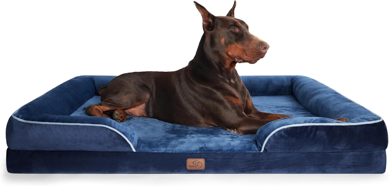 Bedsure Orthopedic Dog Beds Large Sized Dog with Removable Washable Cover