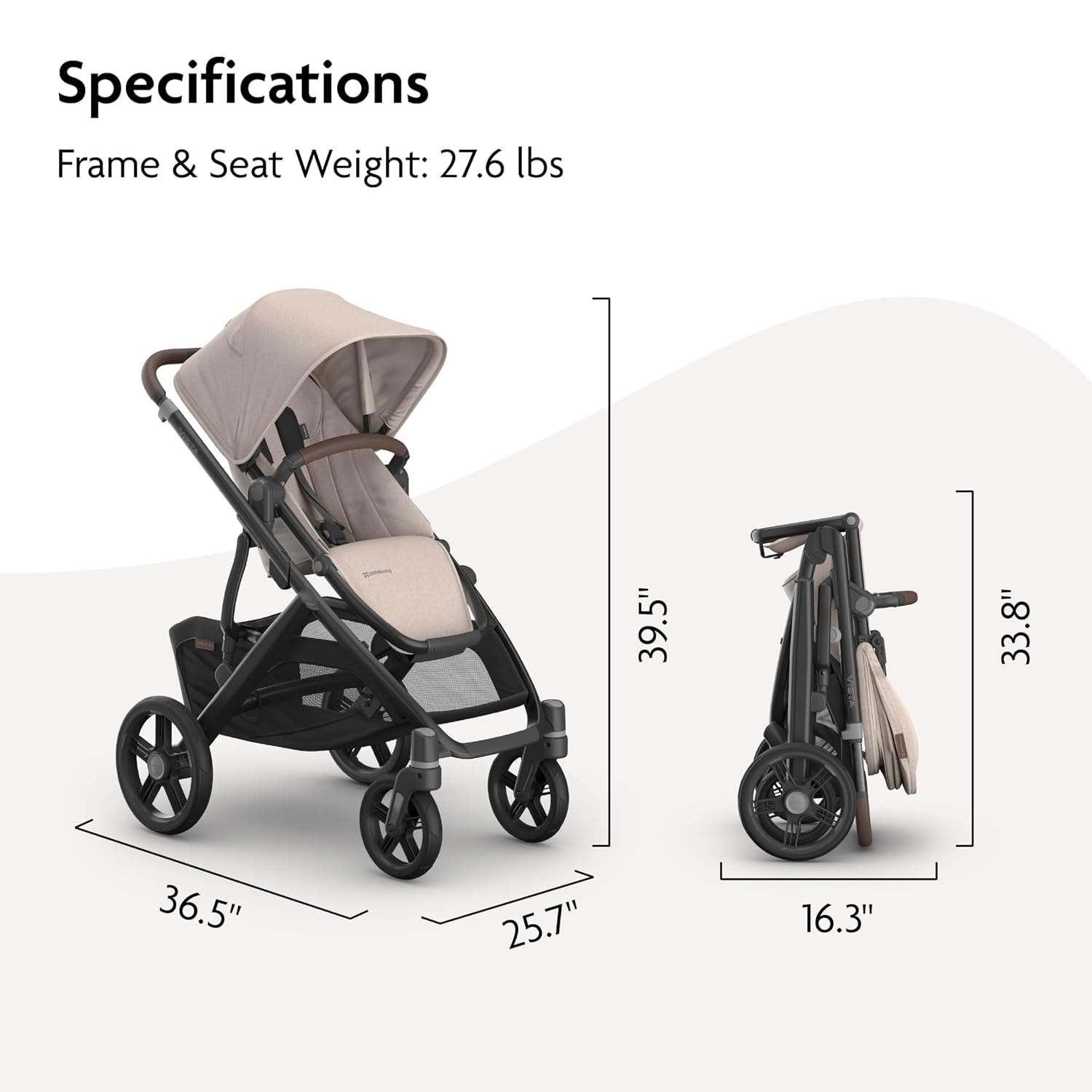 UPPAbaby Vista V3 Convertible Single-to-Double Stroller - Jake