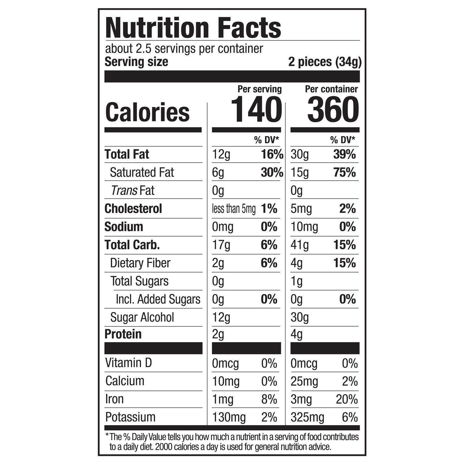 Russell Stover Sugar Free Dark Chocolate Medallions, 3 oz. Bag (270215)
