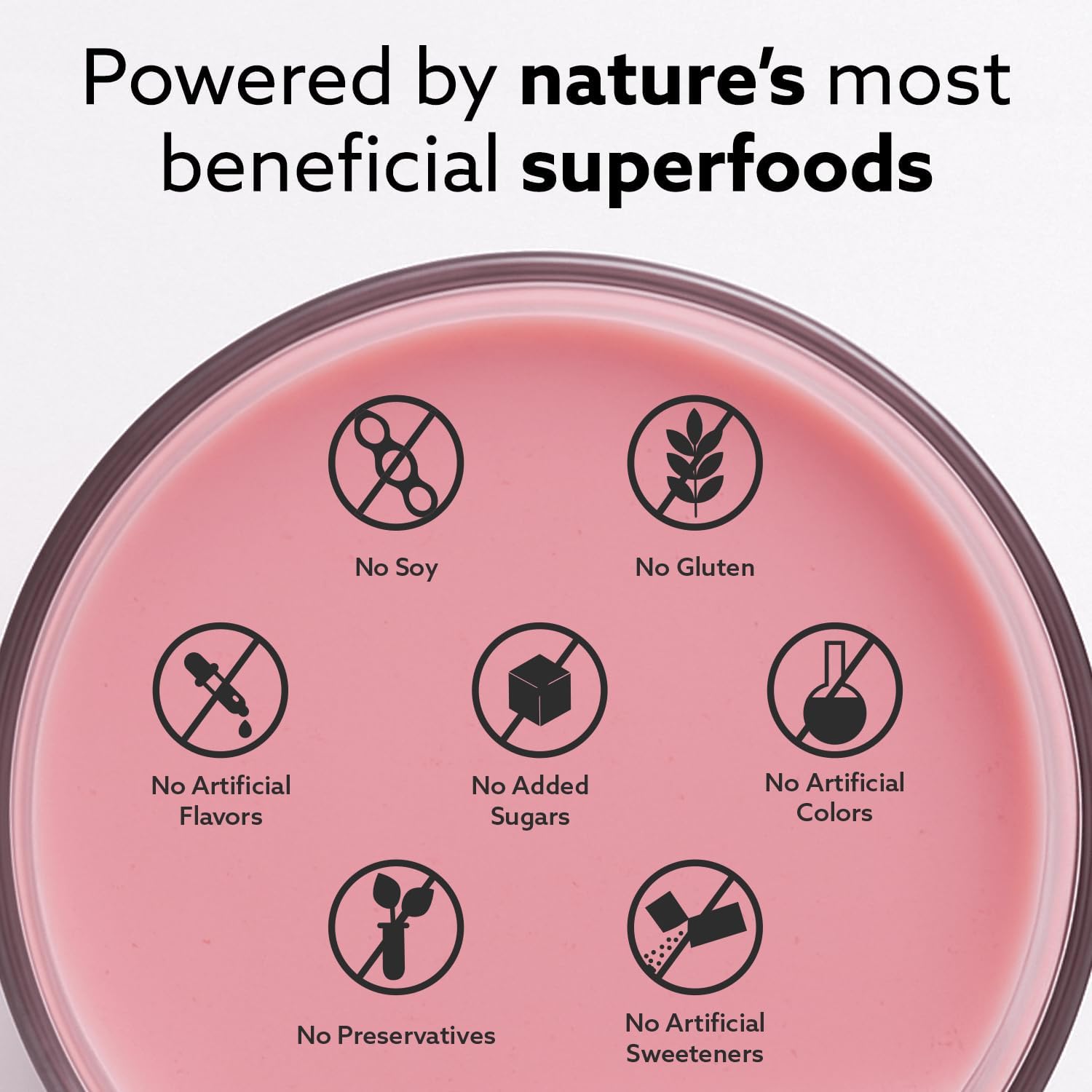 Superfood Grass Fed Whey Protein Isolate Shake Chocolate Brownie Gluten-Free and Non GMO Meal Replacement with Probiotics and Omega 3 (645g)