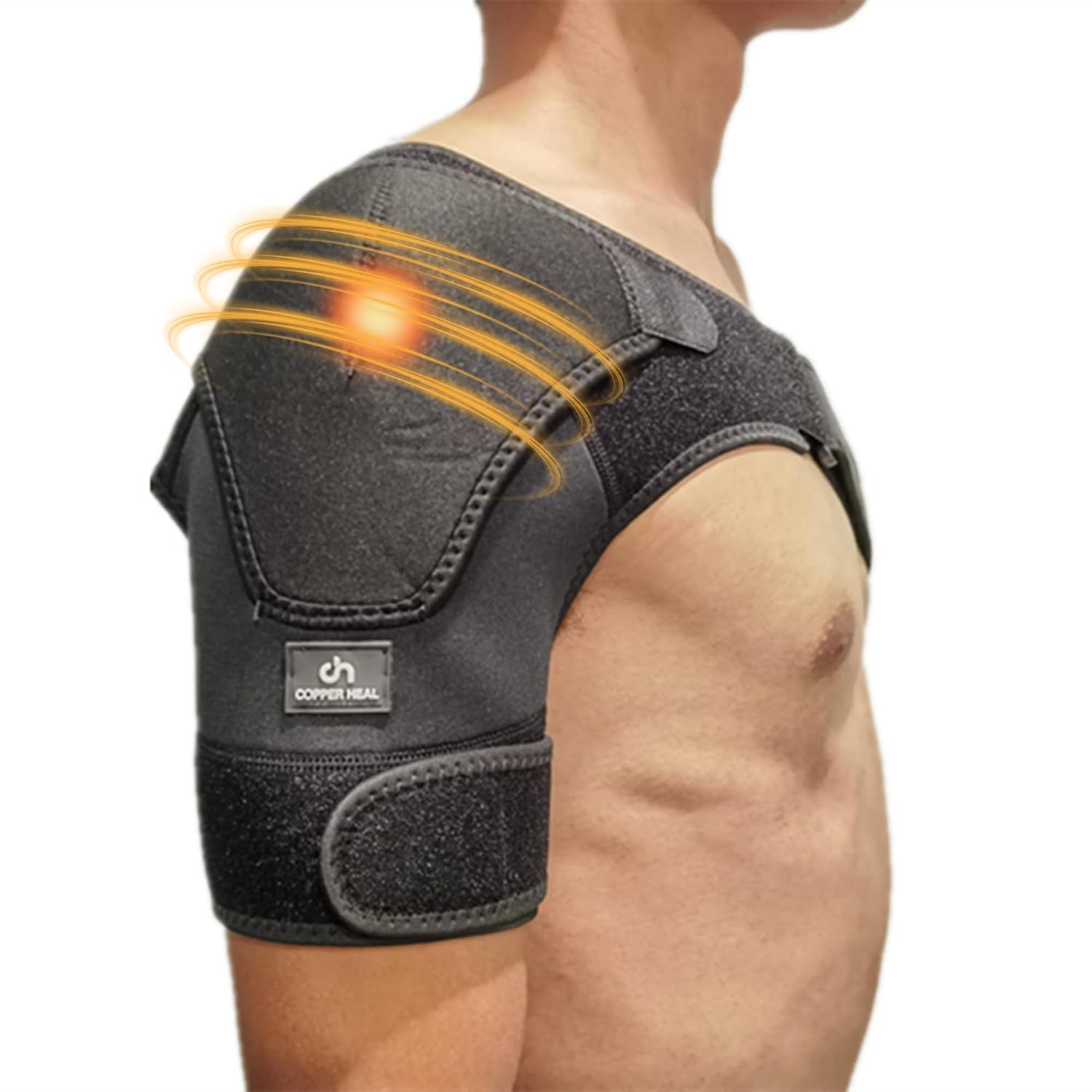 COPPER HEAL – Shoulder Adjustable Clamp Compression Sleeve for Men Women's Support