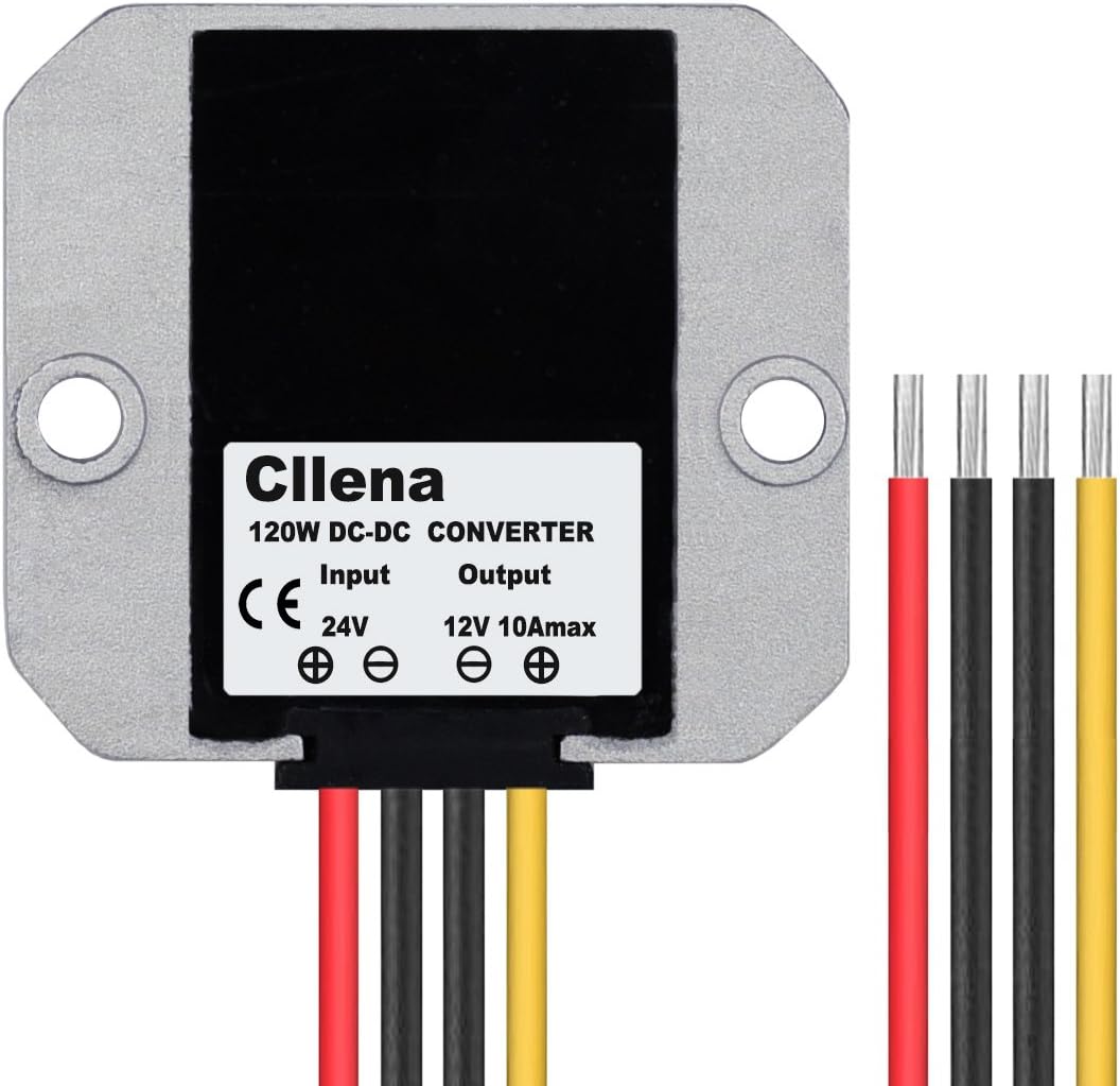 DC 24V to 12V 40A 480W Buck Transformer Waterproof Step-Down Voltage Converter Regulator