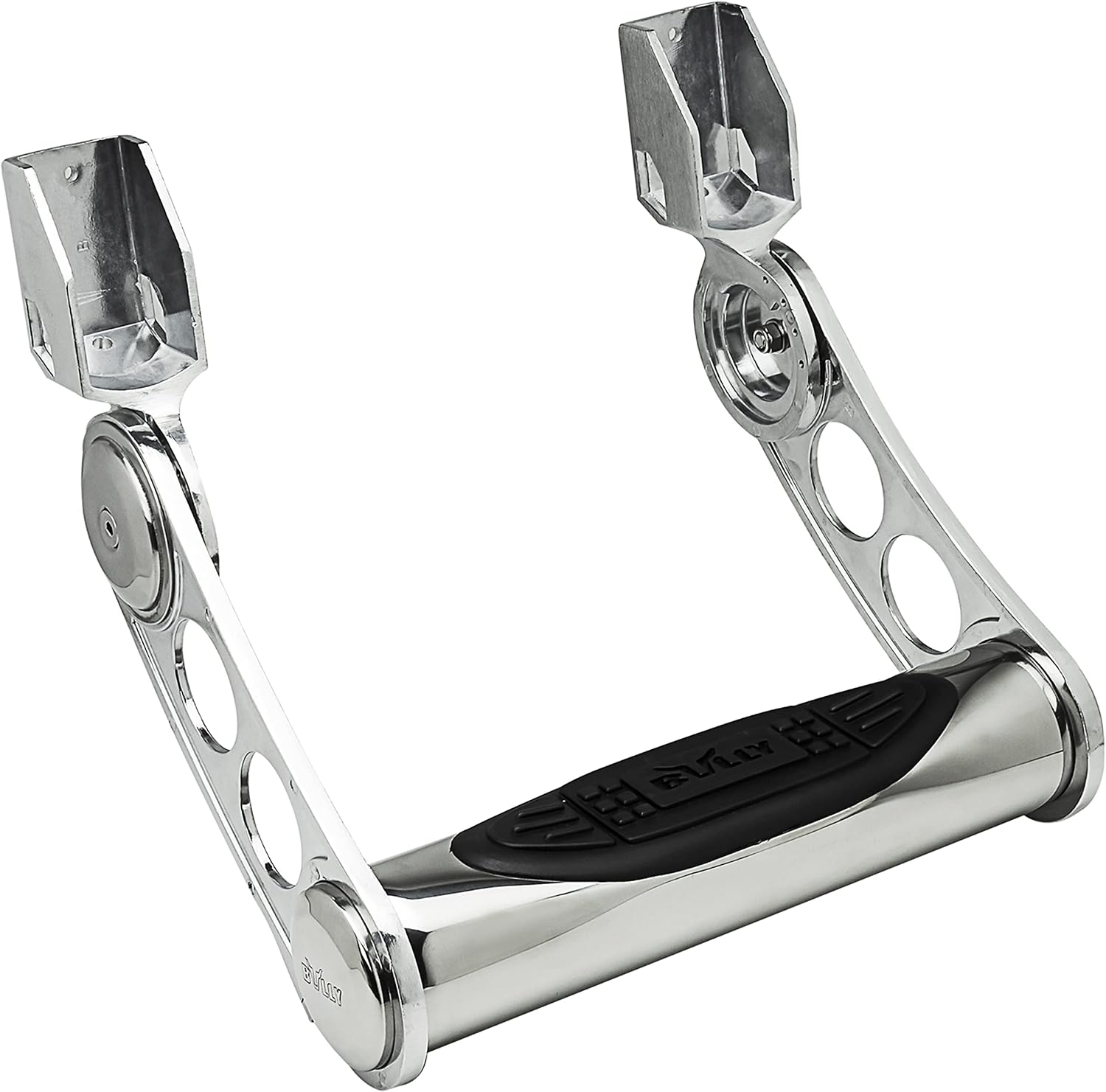 Bully AS-500S Polished Stainless Adjustable Side Step, Single | Universal fit truck running board for Chevy, Ford, Toyota, GMC, Dodge RAM and Jeep