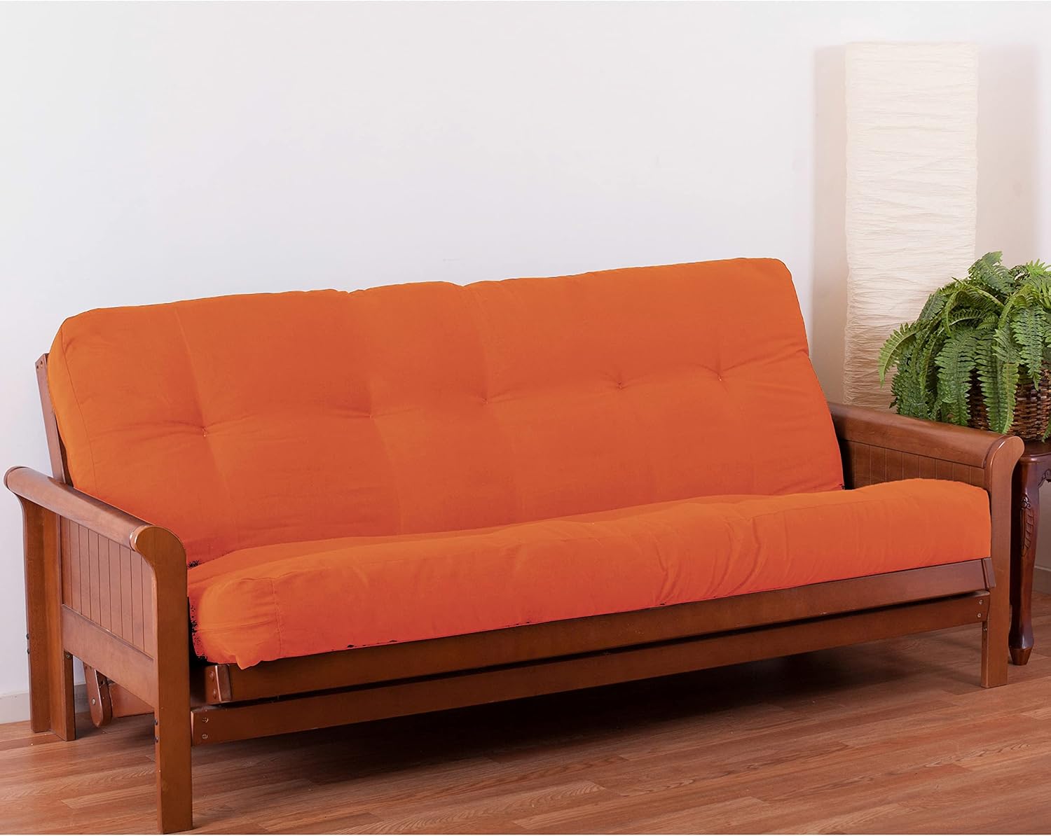 Blazing Needles Renewal 7" Twill Futon Mattress, Full, Aqua Blue