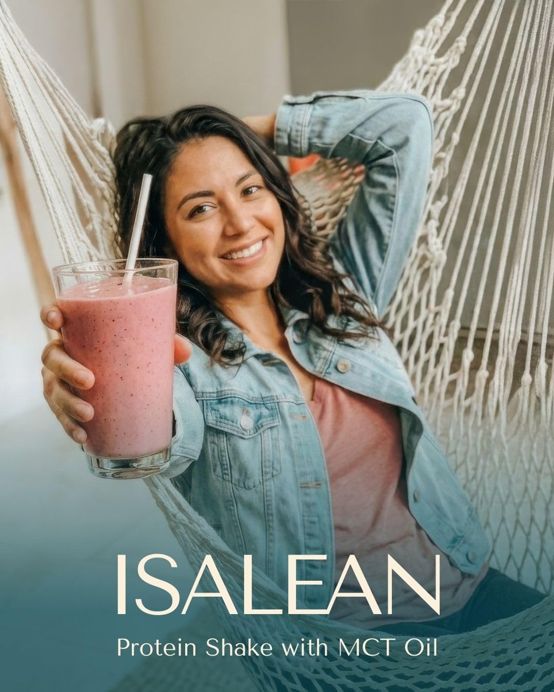 IsaLean Protein Shake - Complete Nutrition for Maintaining Healthy Weight & Lean Muscle Growth Enhanced with MCT Oil - 24 Vitamins & Minerals - 28.1 oz - 14 Meal Canister - Creamy Chocolate