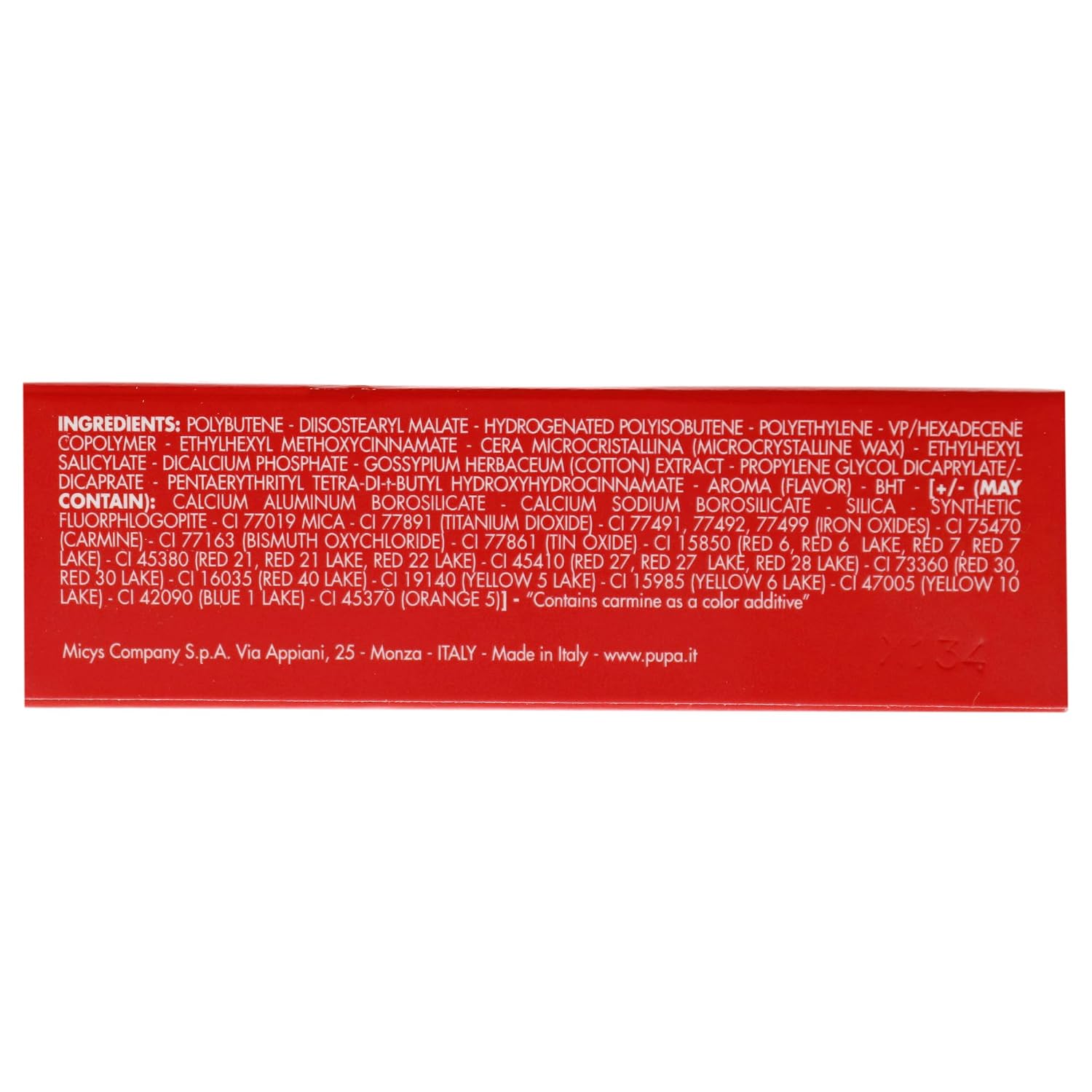 Pupa Milano Miss Pupa Ultra Brilliant Lipstick - 102 Candy Nude for Women - 0.071 oz Lipstick