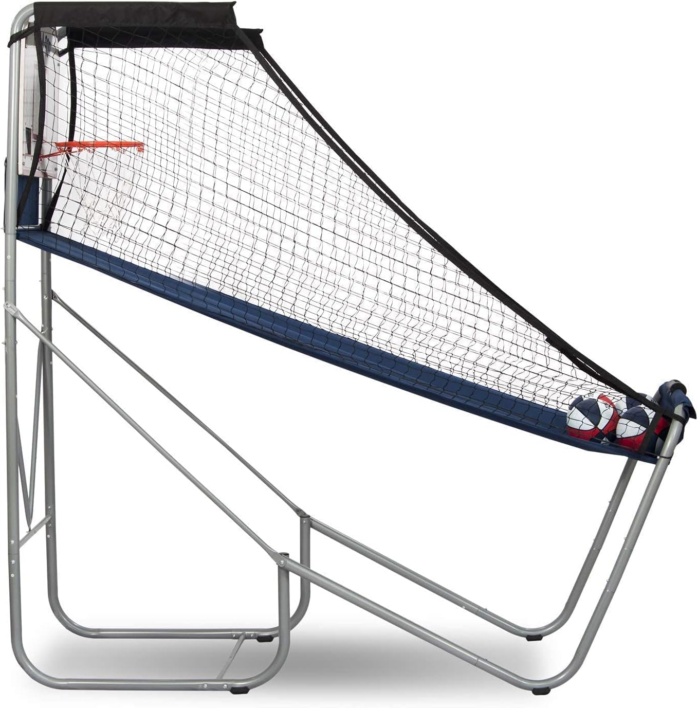 Pop-A-Shot Home Single Shot | 1-Hoop Indoor Electronic Arcade Basketball | Indoor Electronic Arcade Basketball Machine, High Quality Durable Frame