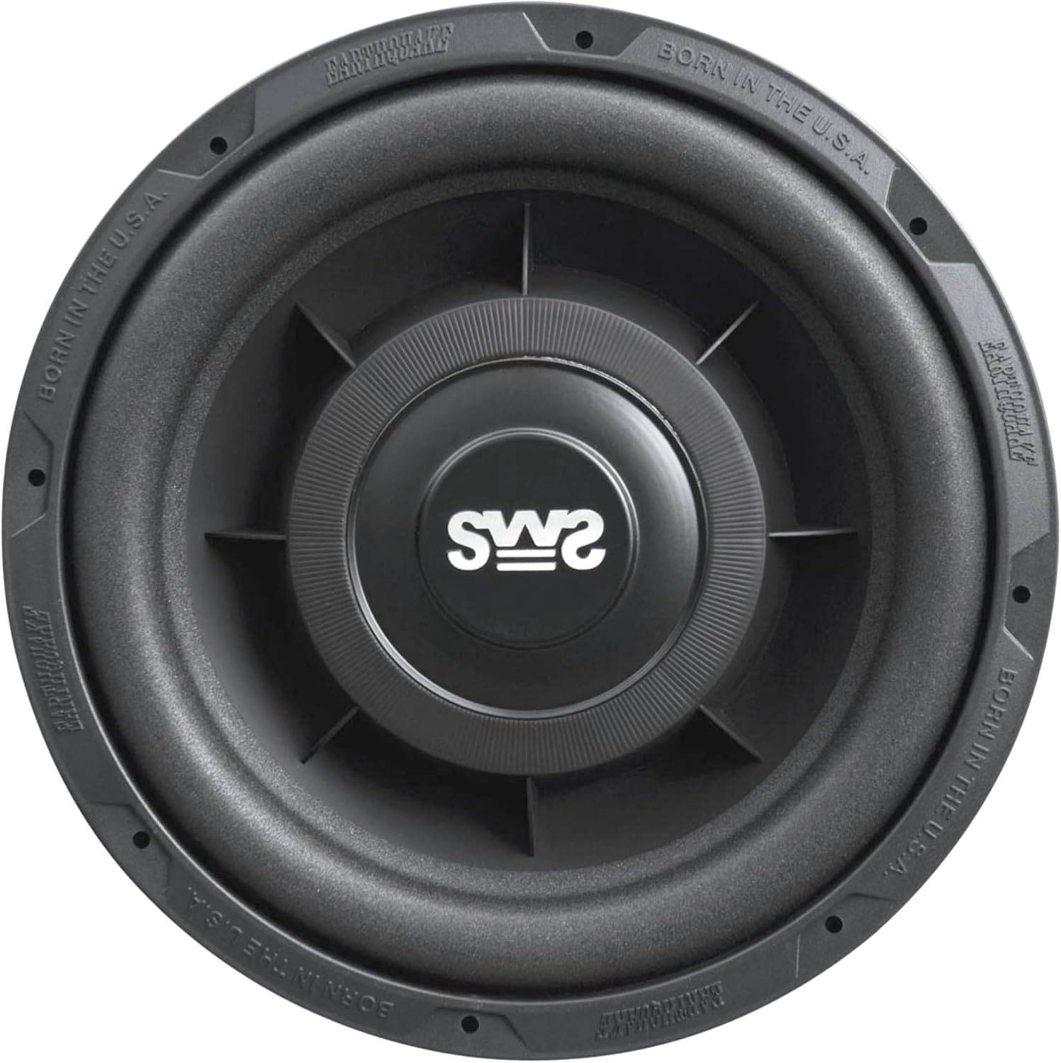 Earthquake Sound i82SWS 8-inch Shallow Woofer System Under-the-Seat Subwoofers with Gaskets, 2-Ohm (Pair)