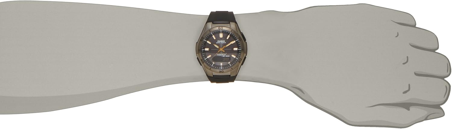 CASIO WAVE CEPTOR (WVA-M640B-1A2JF) 6 MULTI BANDS SOLAR MEN'S WATCH JAPANESE MODEL 2014 JULY RELEASED