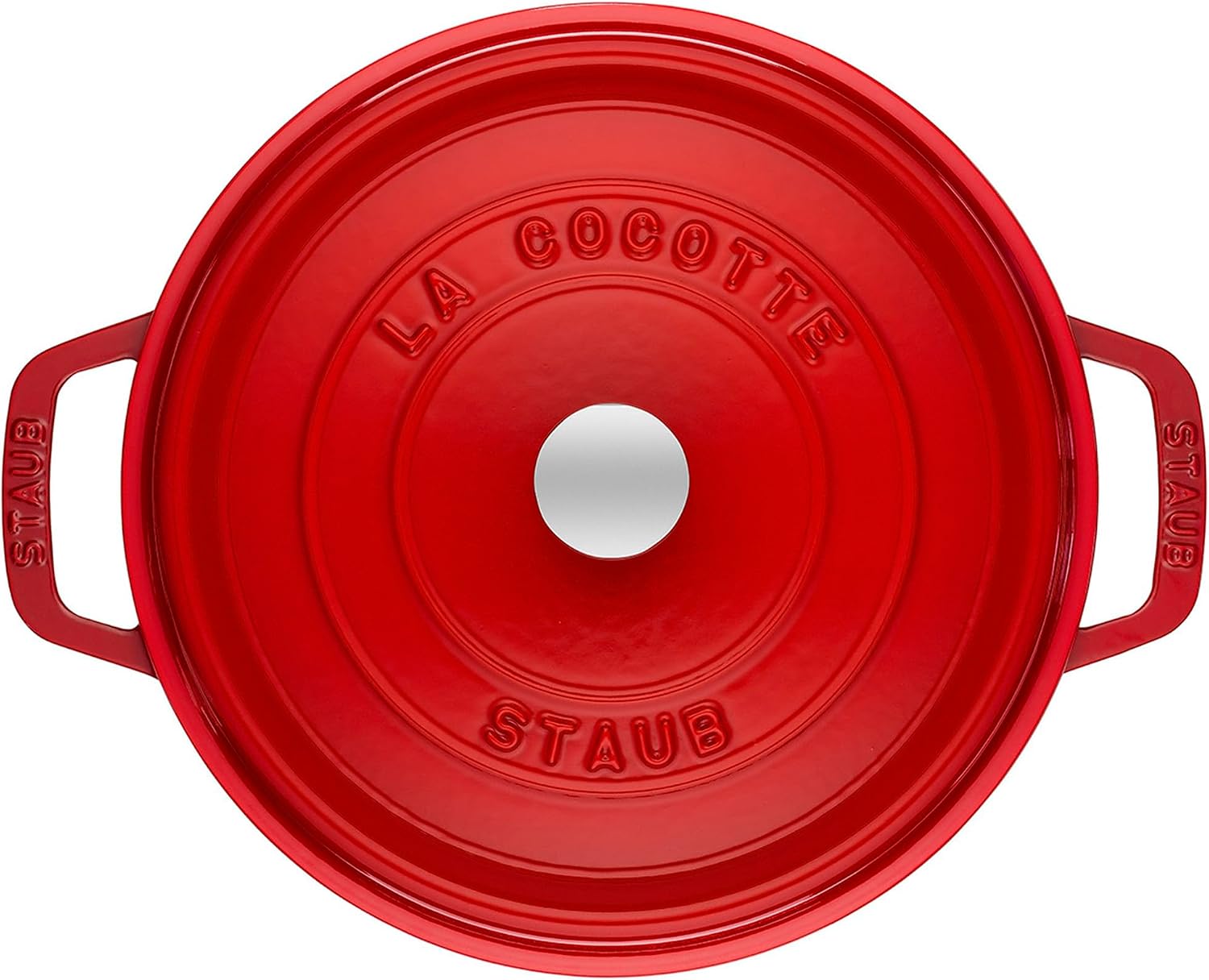 Staub Round Cocotte - 5.5Qt - Grenadine