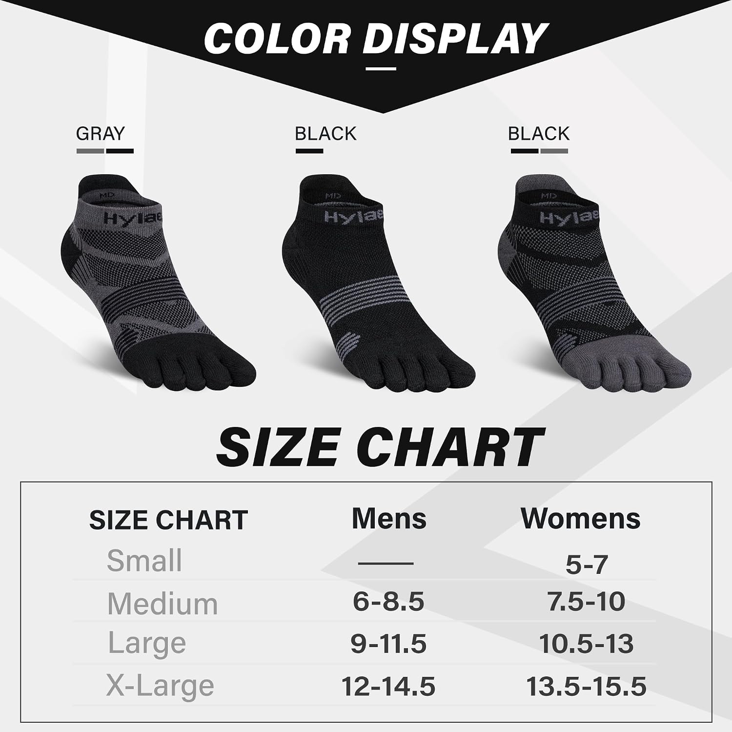 Hylaea Unisex Coolmax No Show Athletic Running Socks, Cushioned No Blisters