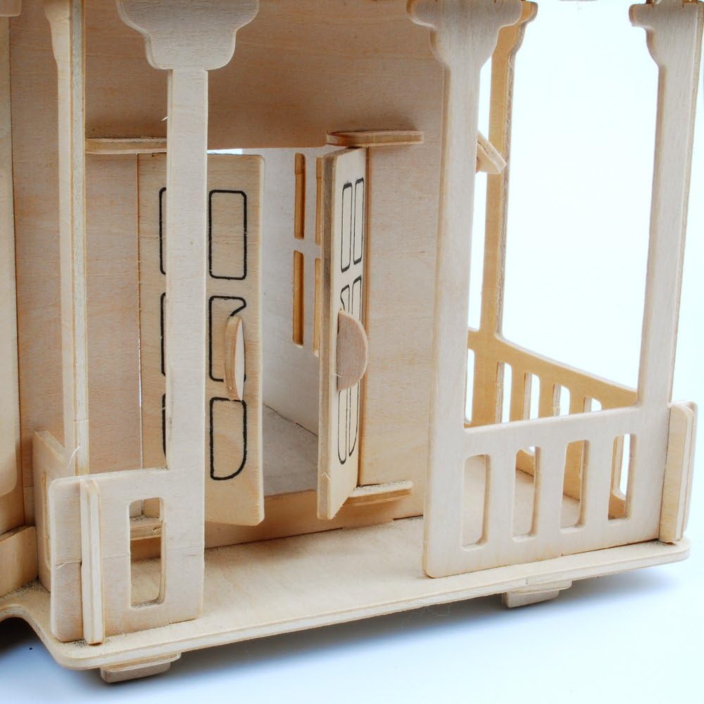 NWFashion Wooden Dream Dollhouse DIY Kits 3D Puzzle for Christmas Party Halloween House (Dream House)