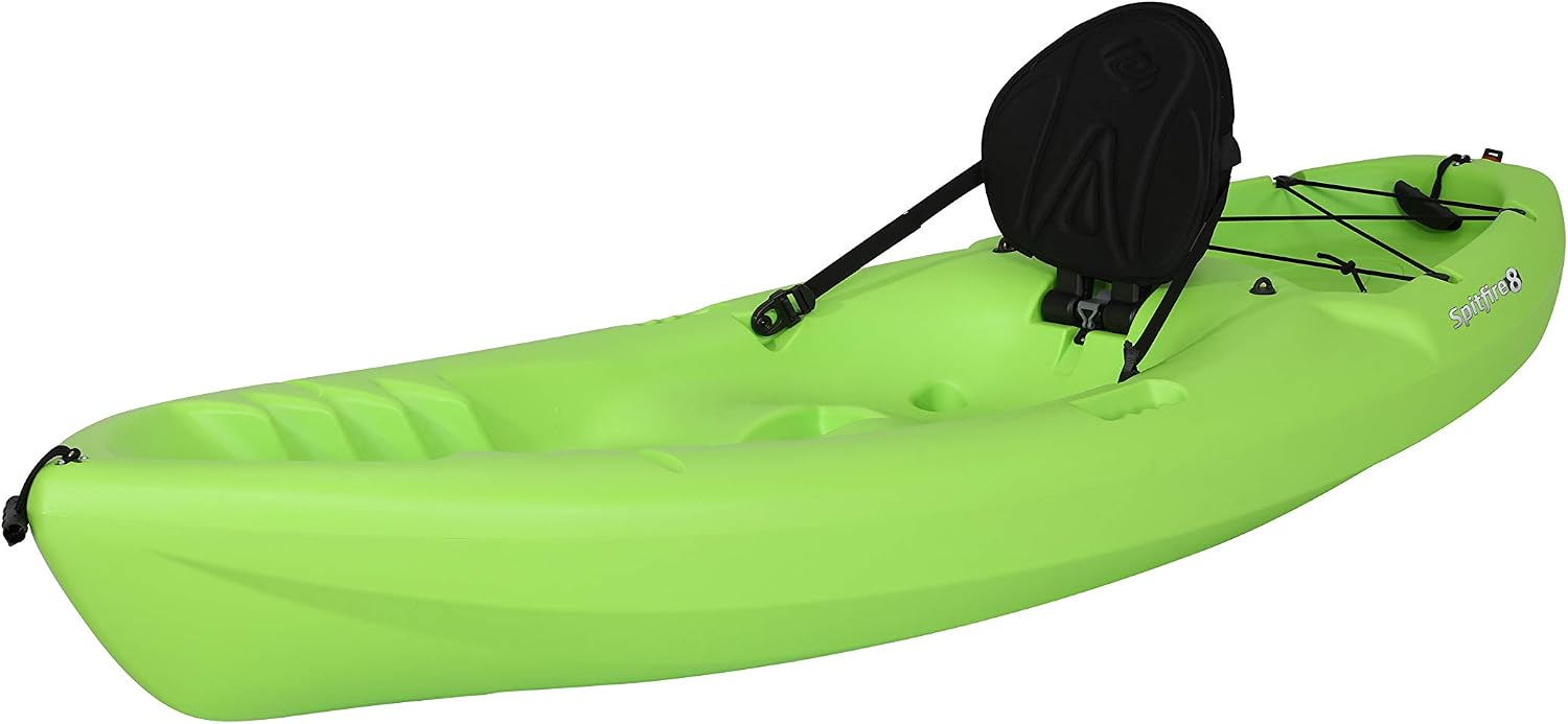 emotion 90245 Spitfire Sit-On-Top 8 Foot Kayak, Green