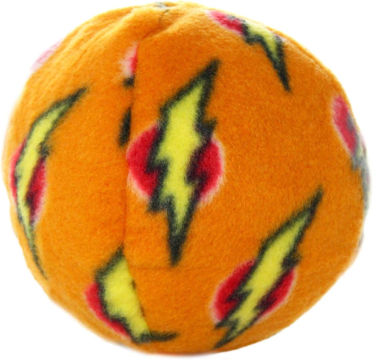 MIGHTY Tuffy 2 Pack Medium Ball Dog Toy: Ultra Durable Plush Toy with Multiple Layers & Reinforced Seams, Washable and Floats, Vinyl Ball & Fleece