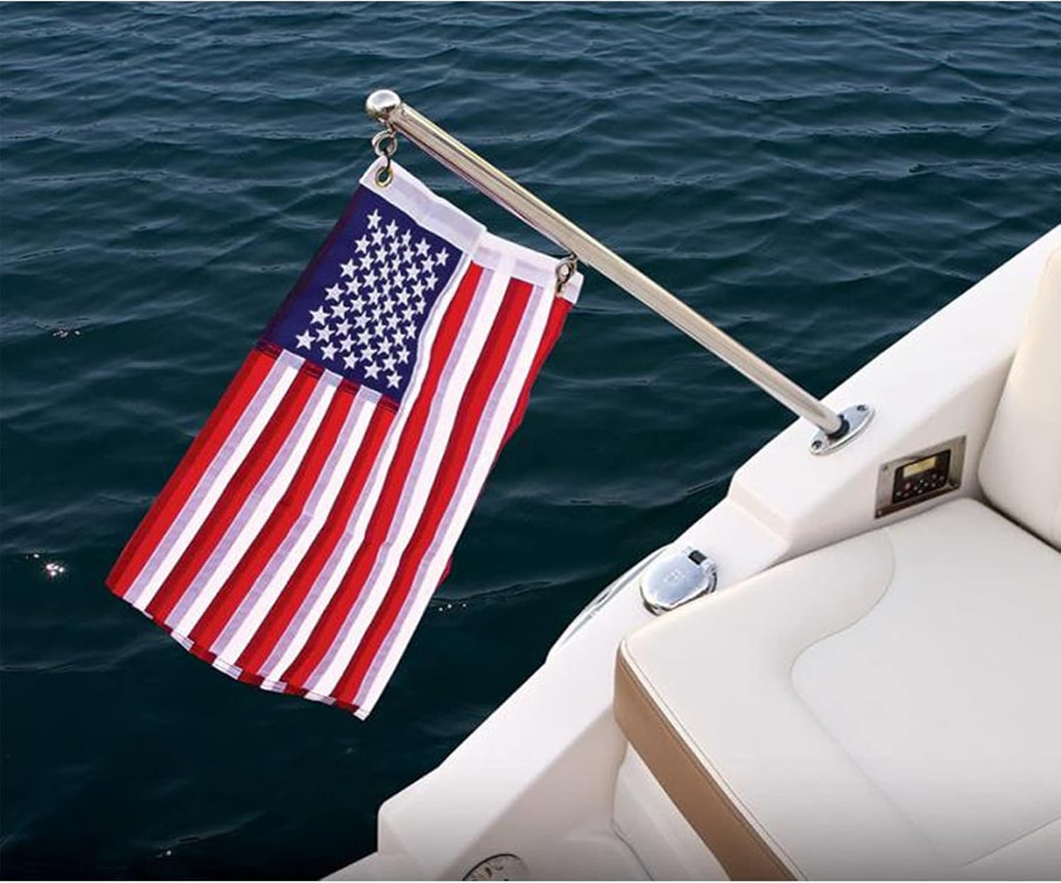 TOPFLAGS American Flag 4x6 Heavy Duty Outdoor US Flags for Outside Embroidered Stars USA Banner Sewn Stripes with Brass Grommets Vibrant Color