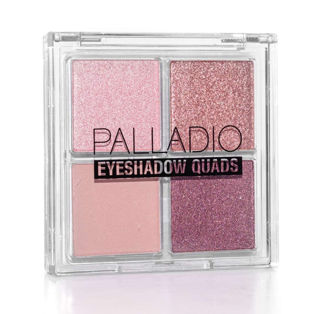 Palladio Eyeshadow Quads, Velvety Pigmented Blendable Matte, Metallic and Shimmer Finishes, Creamy Formula, Four Way Quad Eye Shadow Palette, Talc-Free (Ballerina)