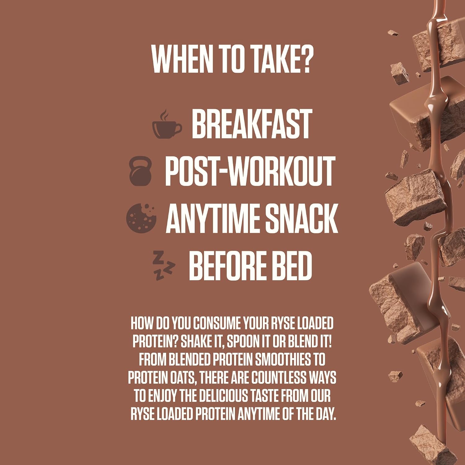 RYSE Loaded Protein Powder - Peanut Butter Cup - 25g Whey Protein Isolate & Concentrate with Prebiotic Fiber & MCTs - Low Carb, Low Sugar