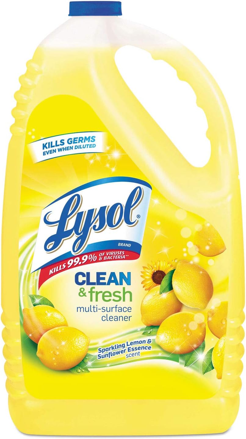 Clean and Fresh Multi-Surface Cleaner, Sparkling Lemon and Sunflower Essence, 144 Oz Bottle